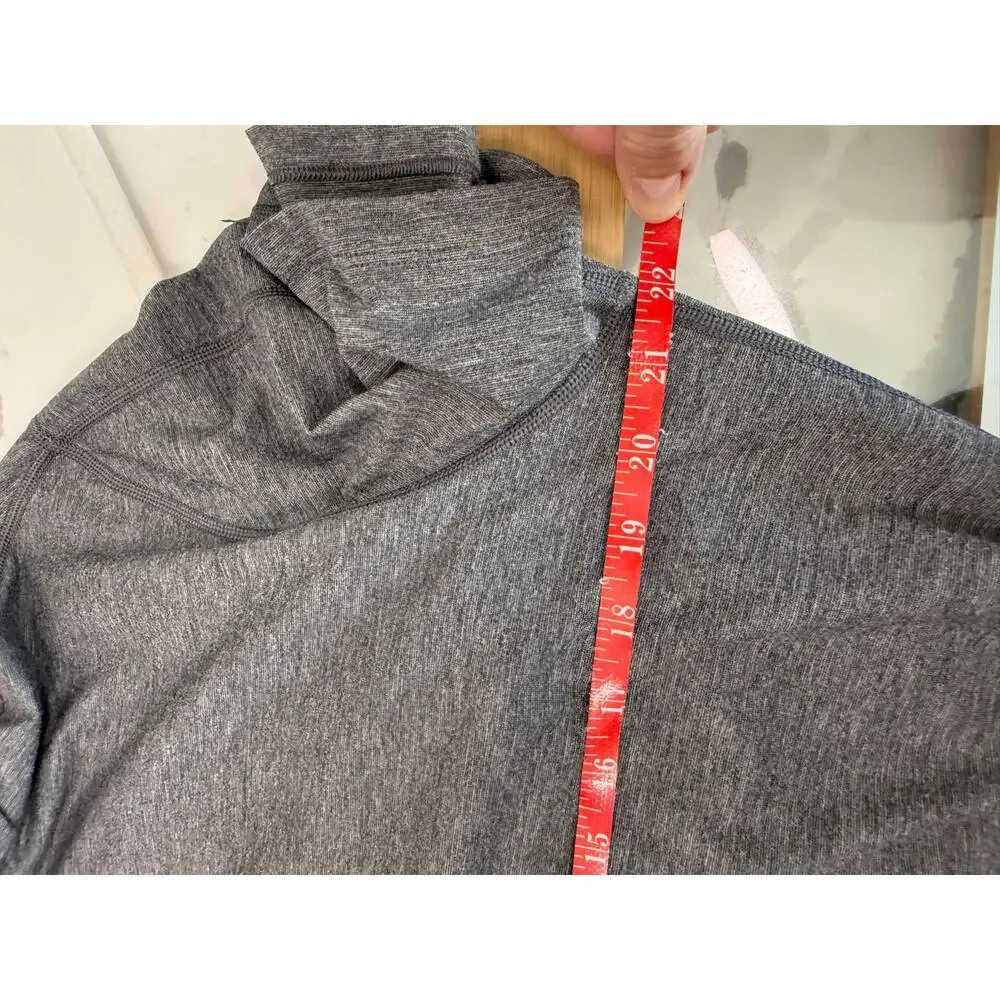 Lululemon Men’s Gray Seamless‎ Performance Polo Short Sleeve Shirt Large